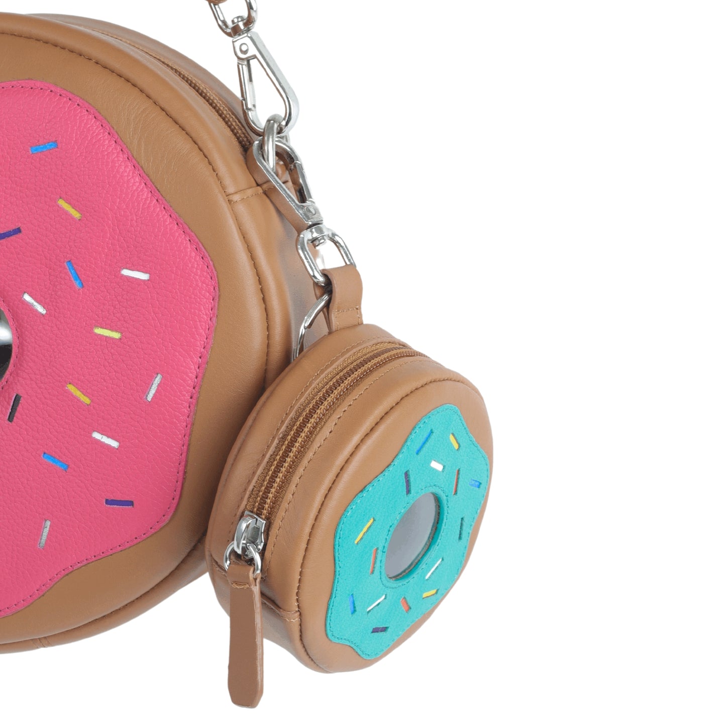 Donut Zipper Key Pouch