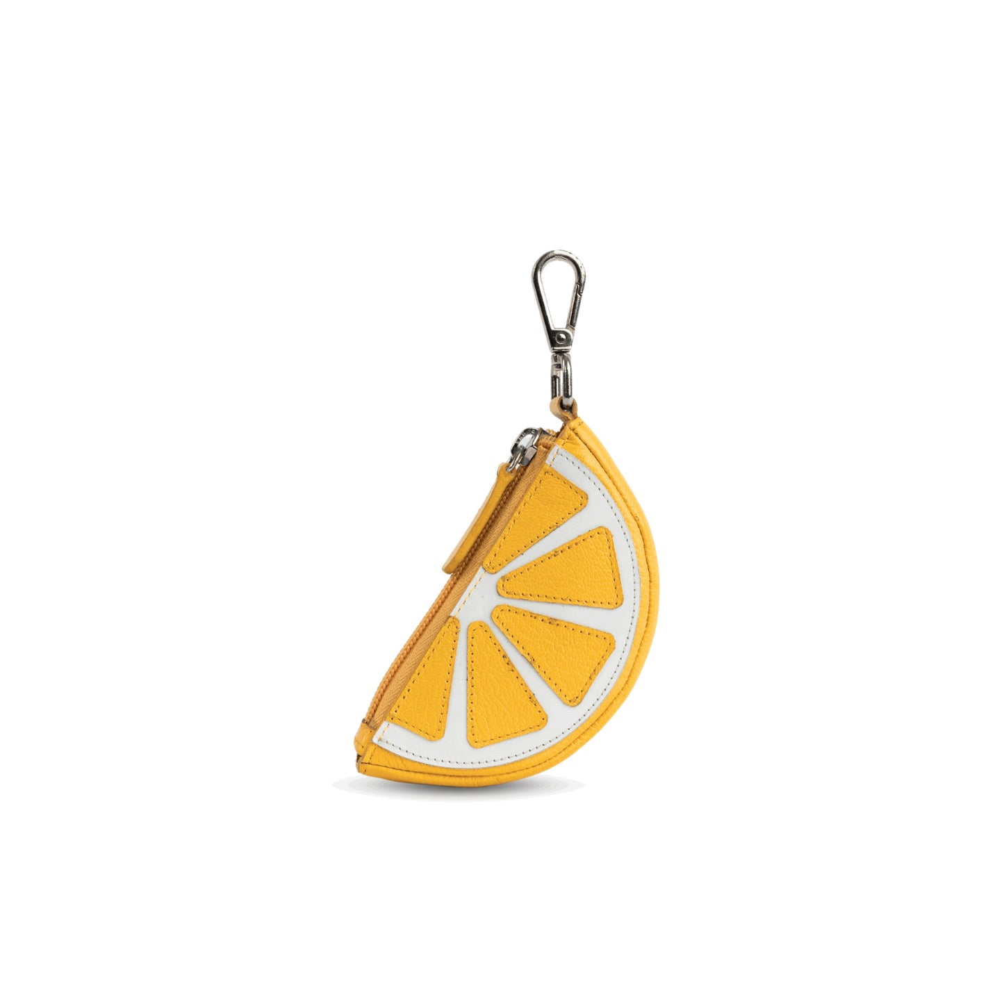 Lemon Zipper Key Pouch