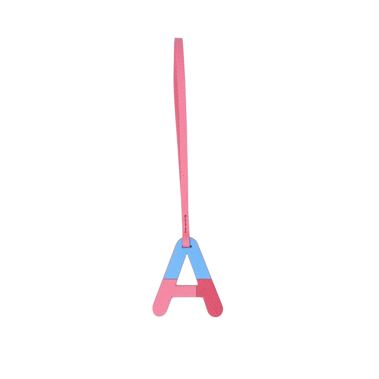 Alphabet Pink Bag Charm