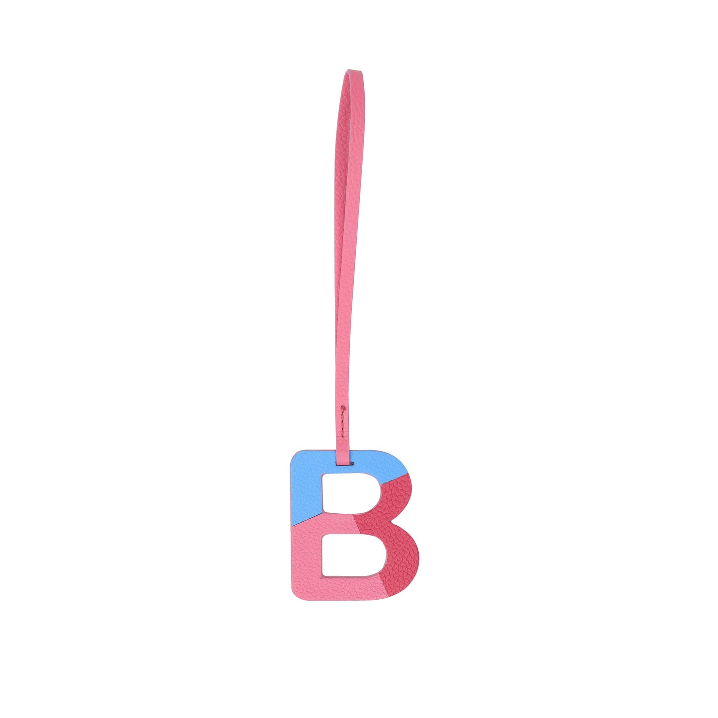 Alphabet Pink Bag Charm