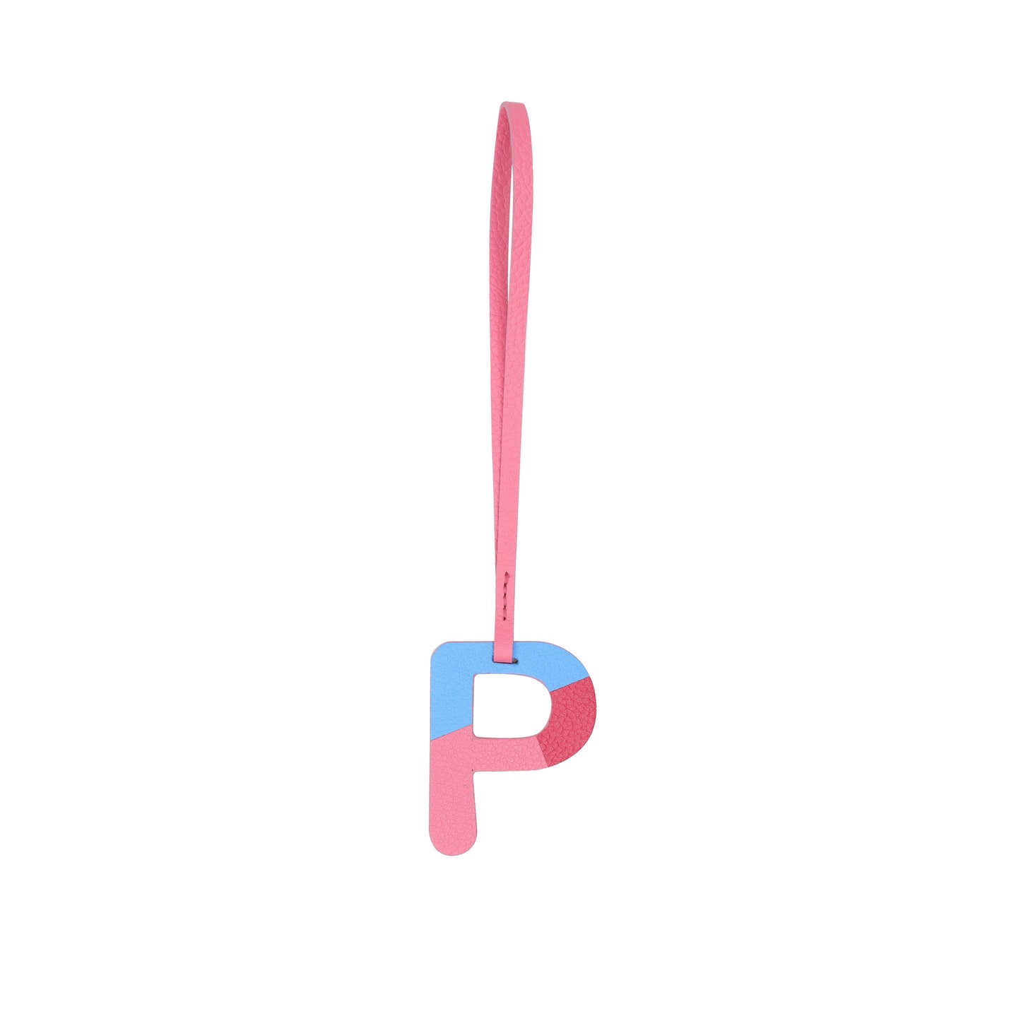 Alphabet Pink Bag Charm